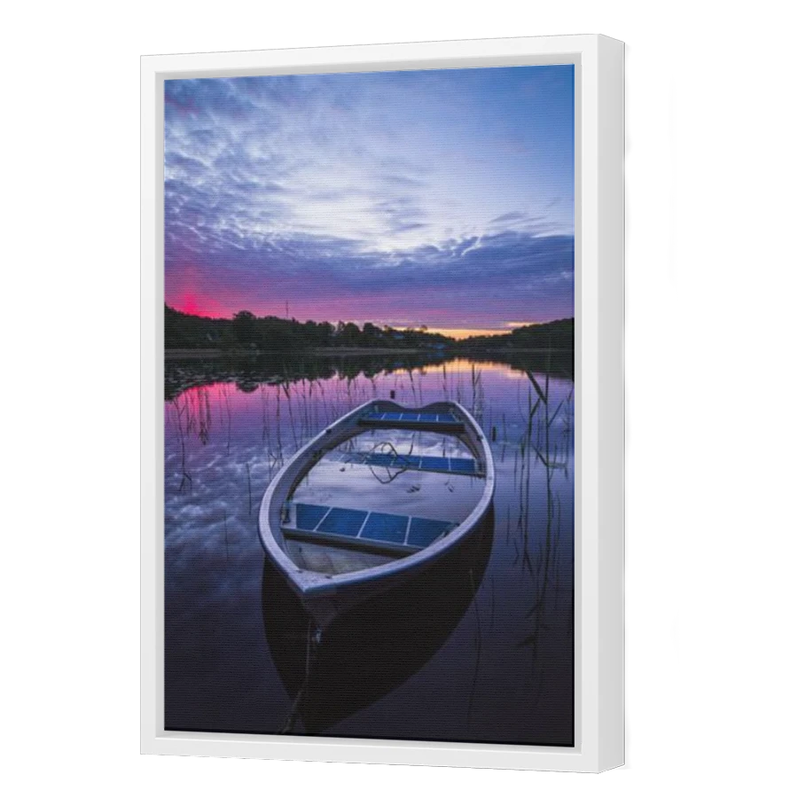 Thumbnail for Canvas - White Floating Frame
