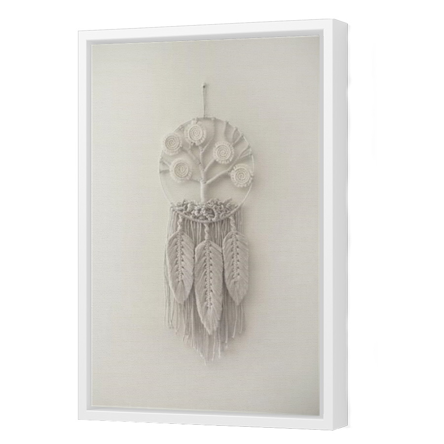 Thumbnail for Canvas - White Floating Frame