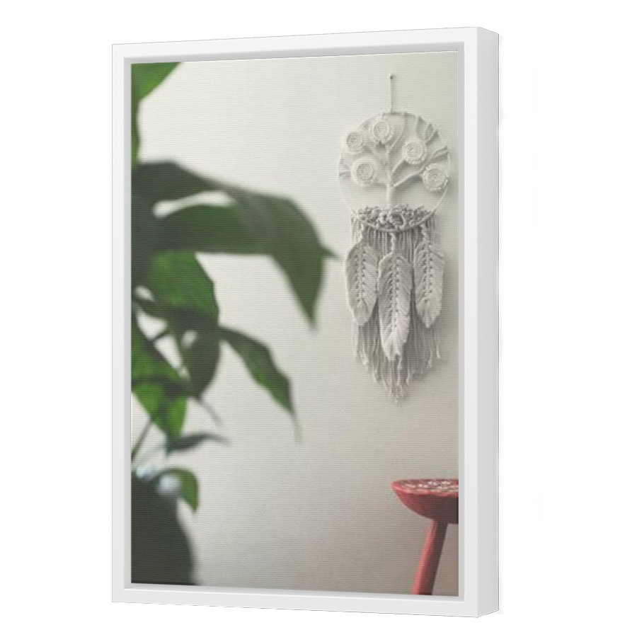 Thumbnail for Canvas - White Floating Frame