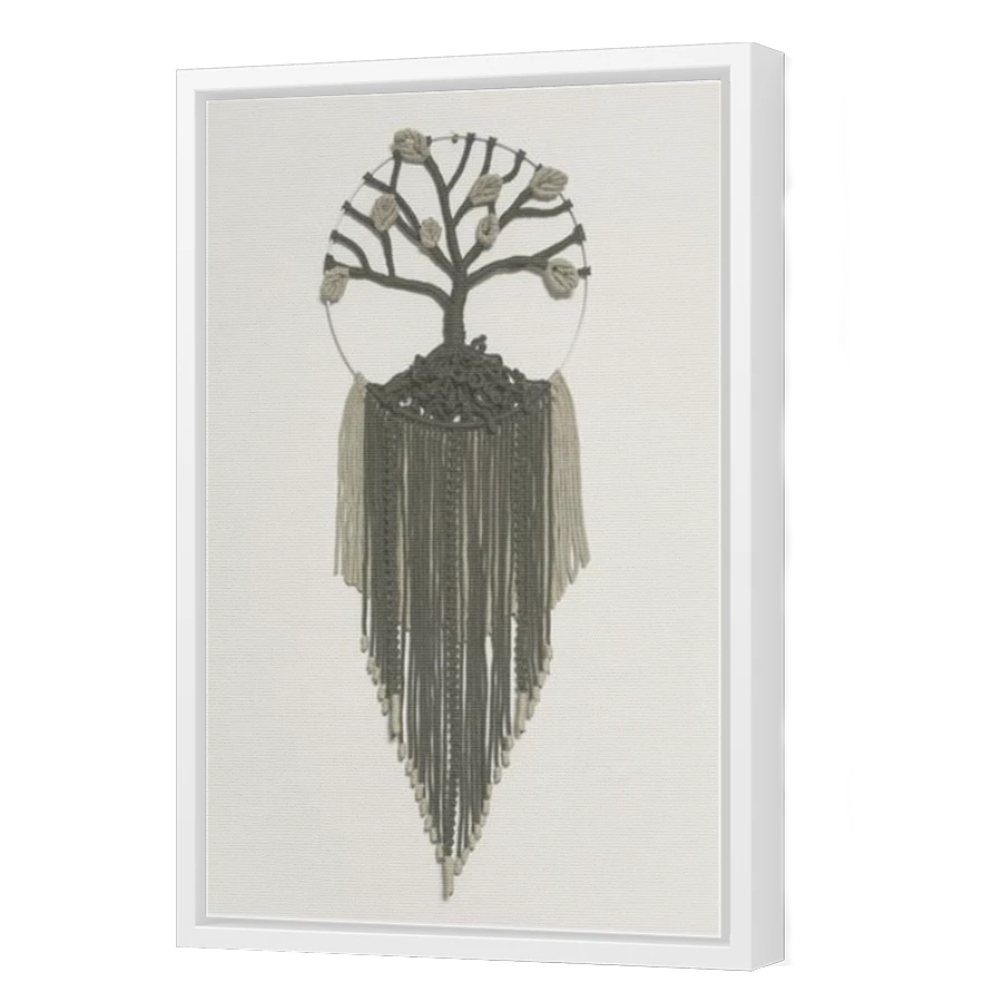 Thumbnail for Canvas - White Floating Frame