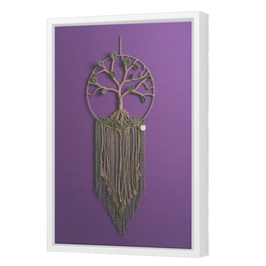 Thumbnail for Canvas - White Floating Frame