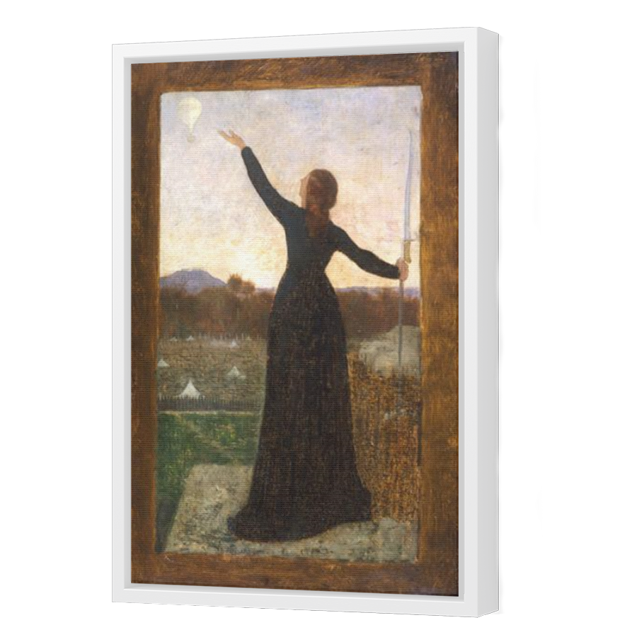 Thumbnail for Canvas - White Floating Frame