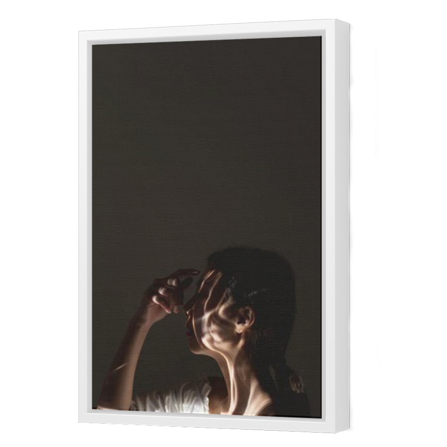 Thumbnail for Canvas - White Floating Frame