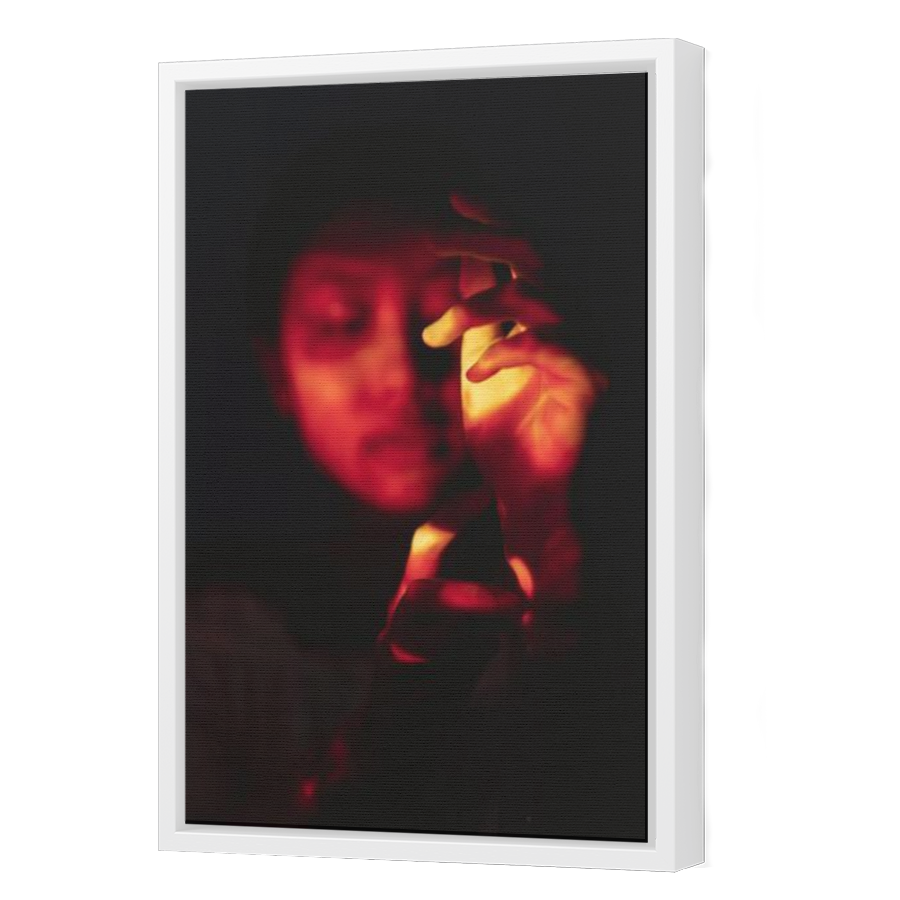 Thumbnail for Canvas - White Floating Frame