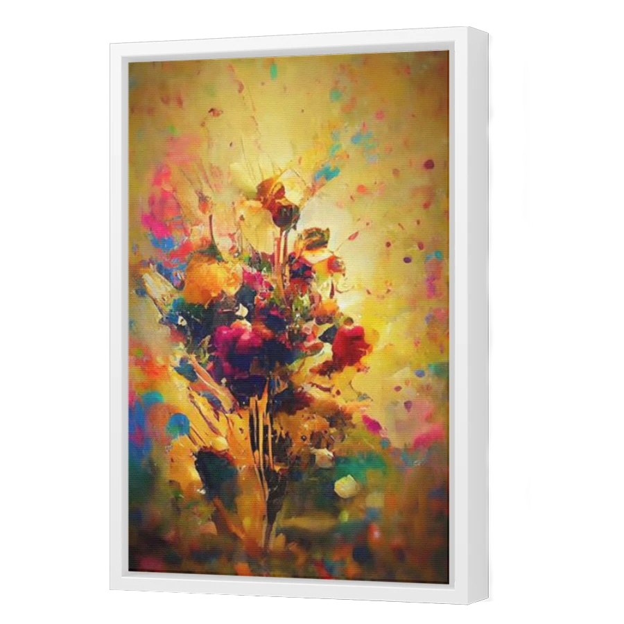 Thumbnail for Canvas - White Floating Frame