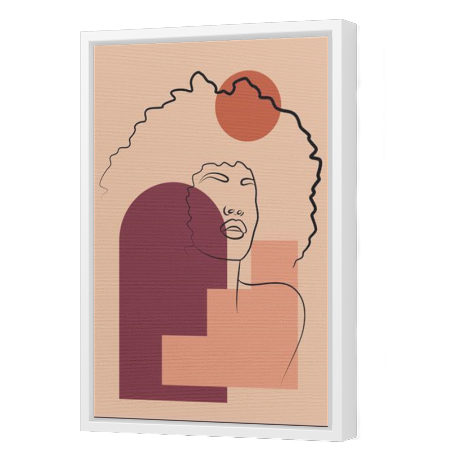 Thumbnail for Canvas - White Floating Frame