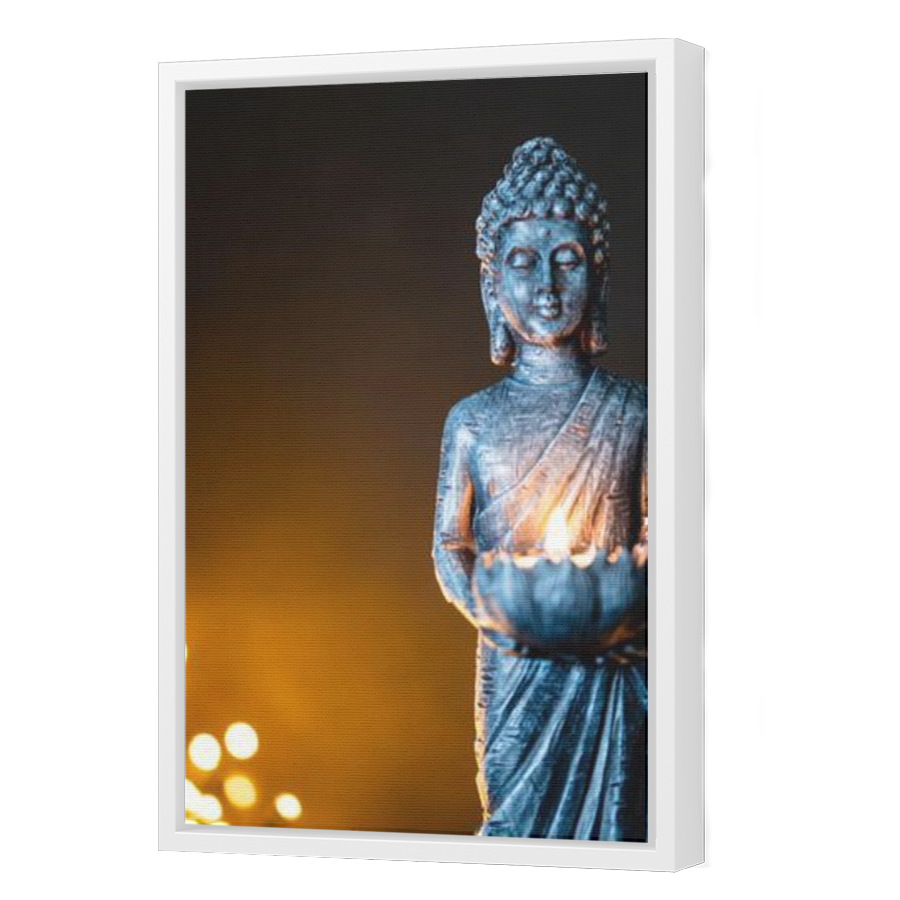 Thumbnail for Canvas - White Floating Frame