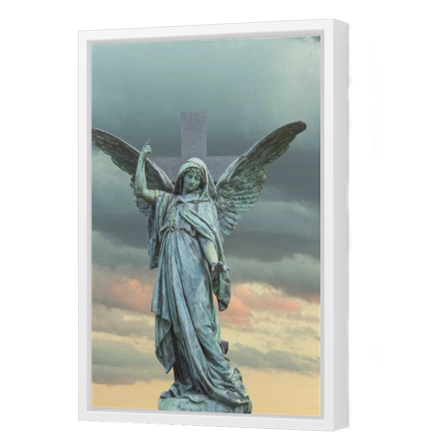 Thumbnail for Canvas - White Floating Frame