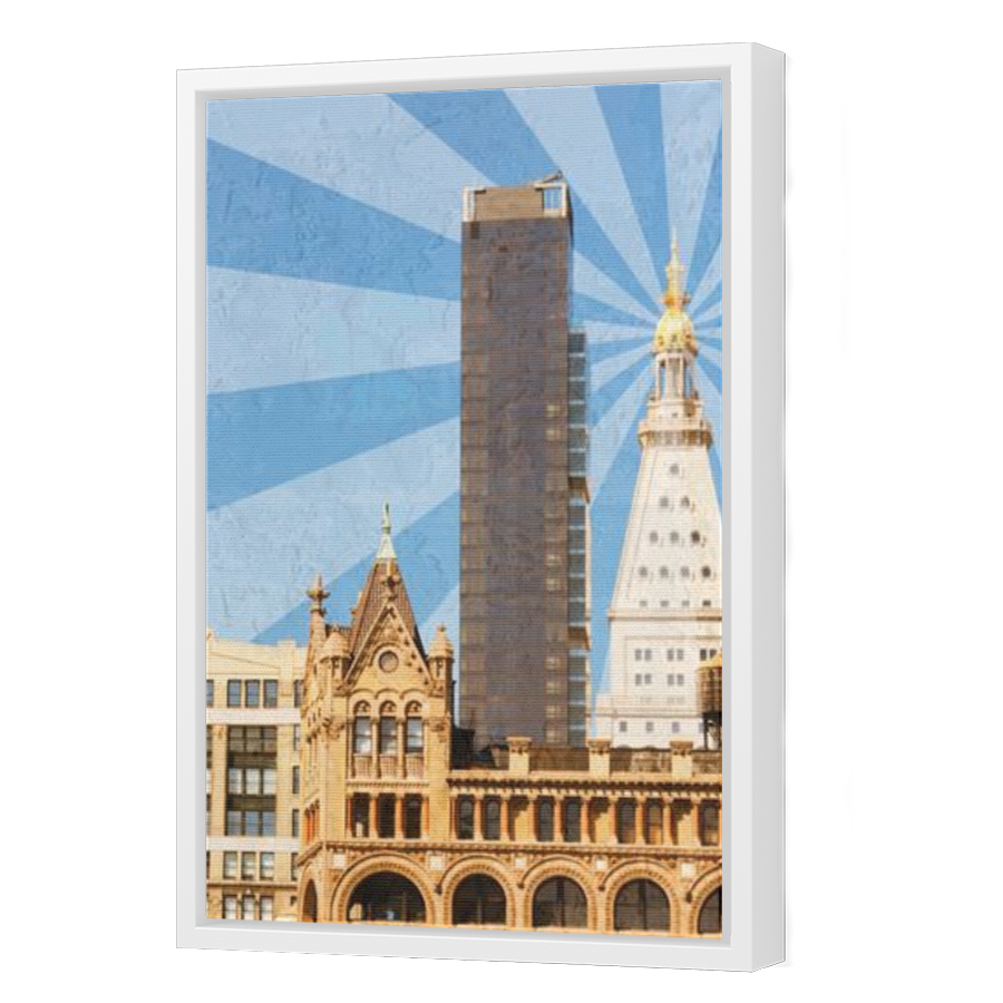 Thumbnail for Canvas - White Floating Frame