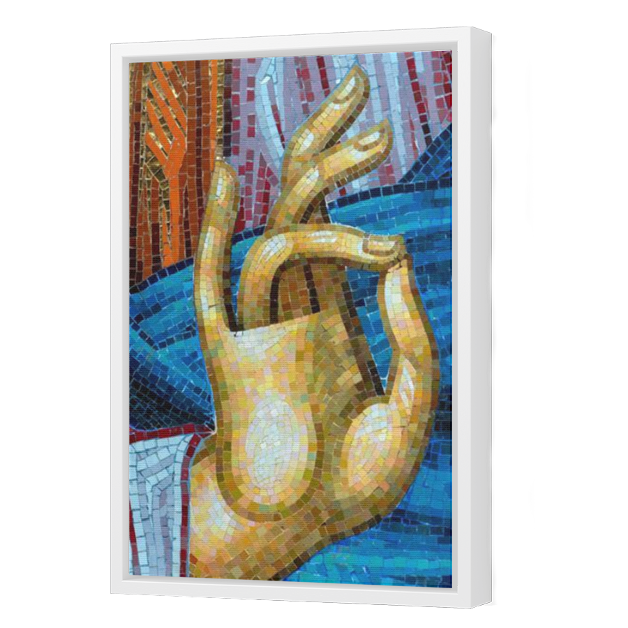 Thumbnail for Canvas - White Floating Frame