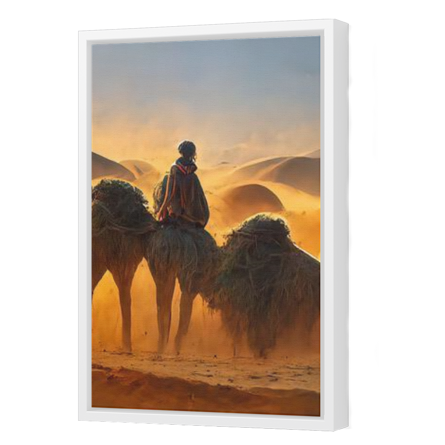 Thumbnail for Canvas - White Floating Frame