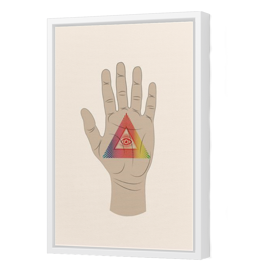 Thumbnail for Canvas - White Floating Frame