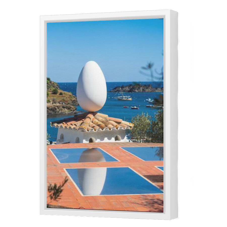 Thumbnail for Canvas - White Floating Frame