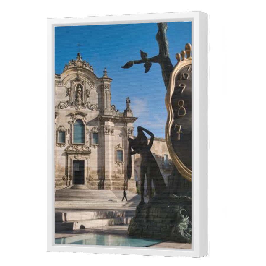 Thumbnail for Canvas - White Floating Frame