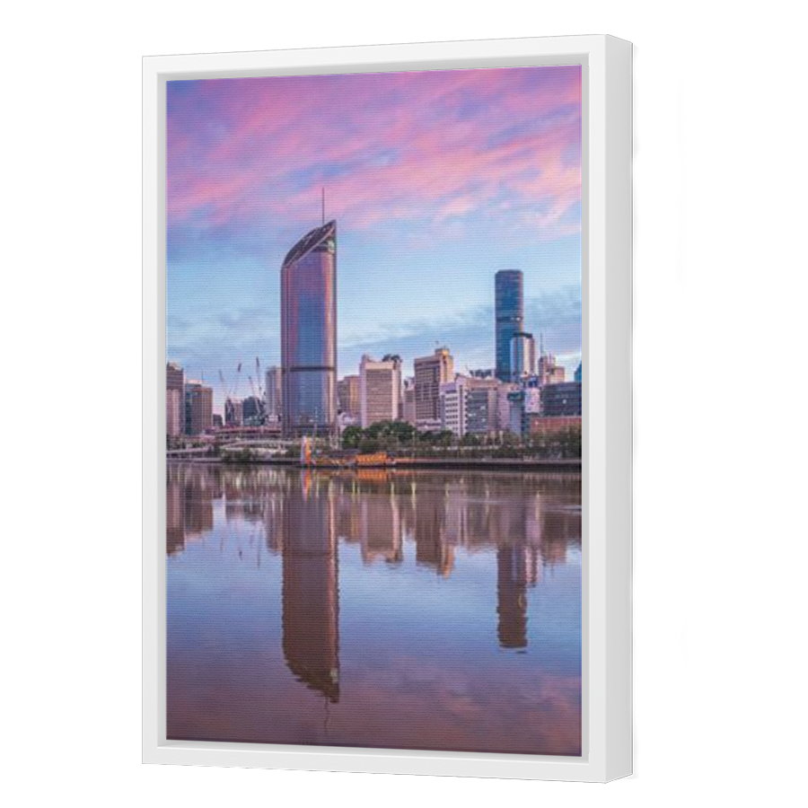 Thumbnail for Canvas - White Floating Frame