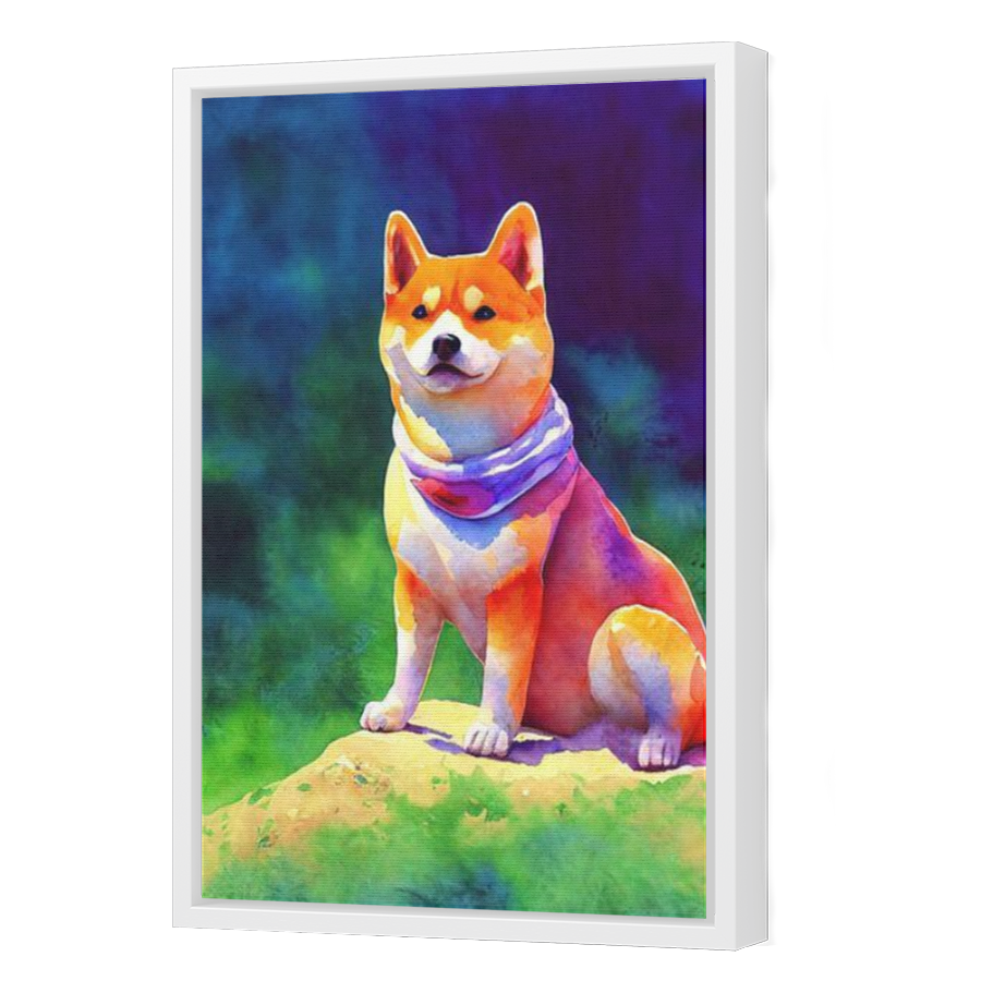 Thumbnail for Canvas - White Floating Frame
