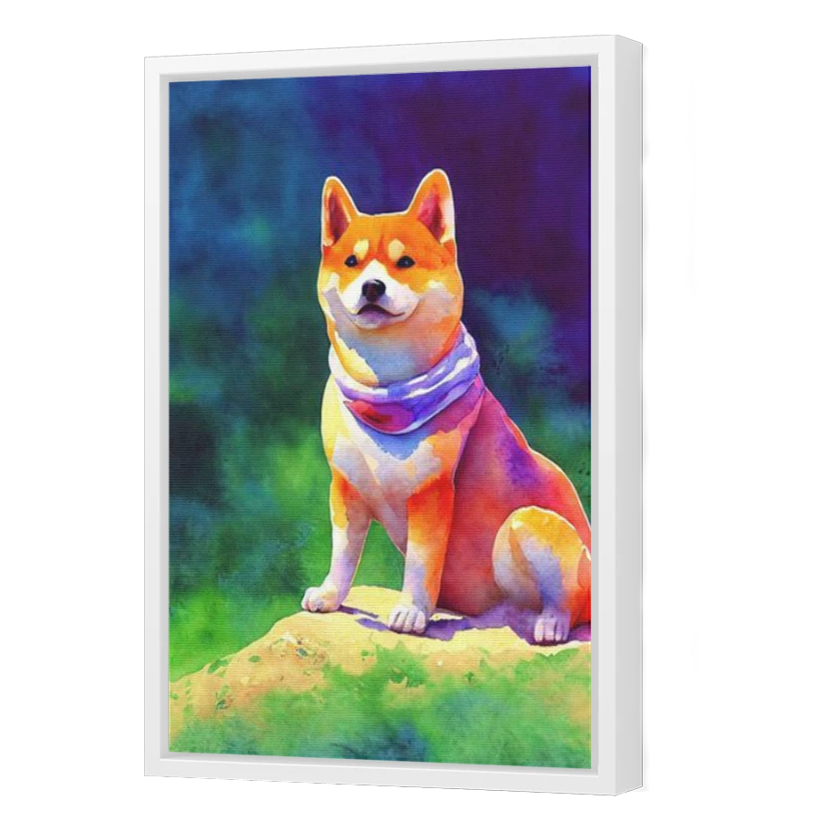 Thumbnail for Canvas - White Floating Frame