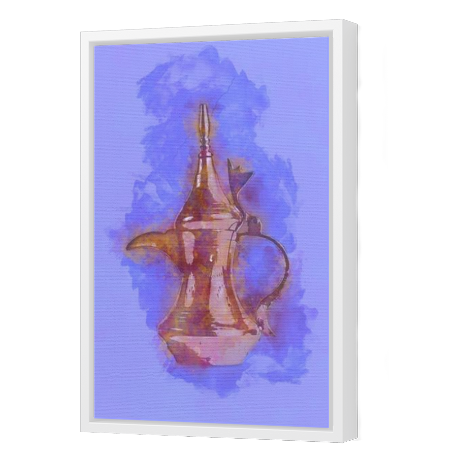 Thumbnail for Canvas - White Floating Frame