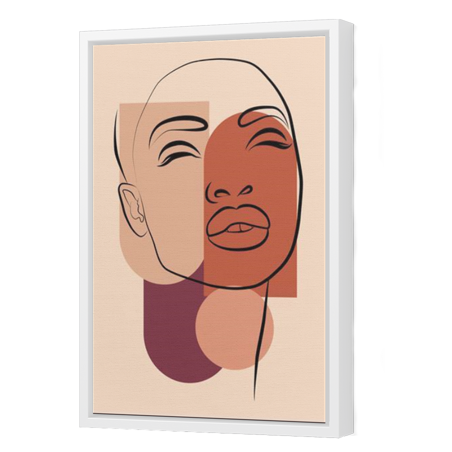 Thumbnail for Canvas - White Floating Frame