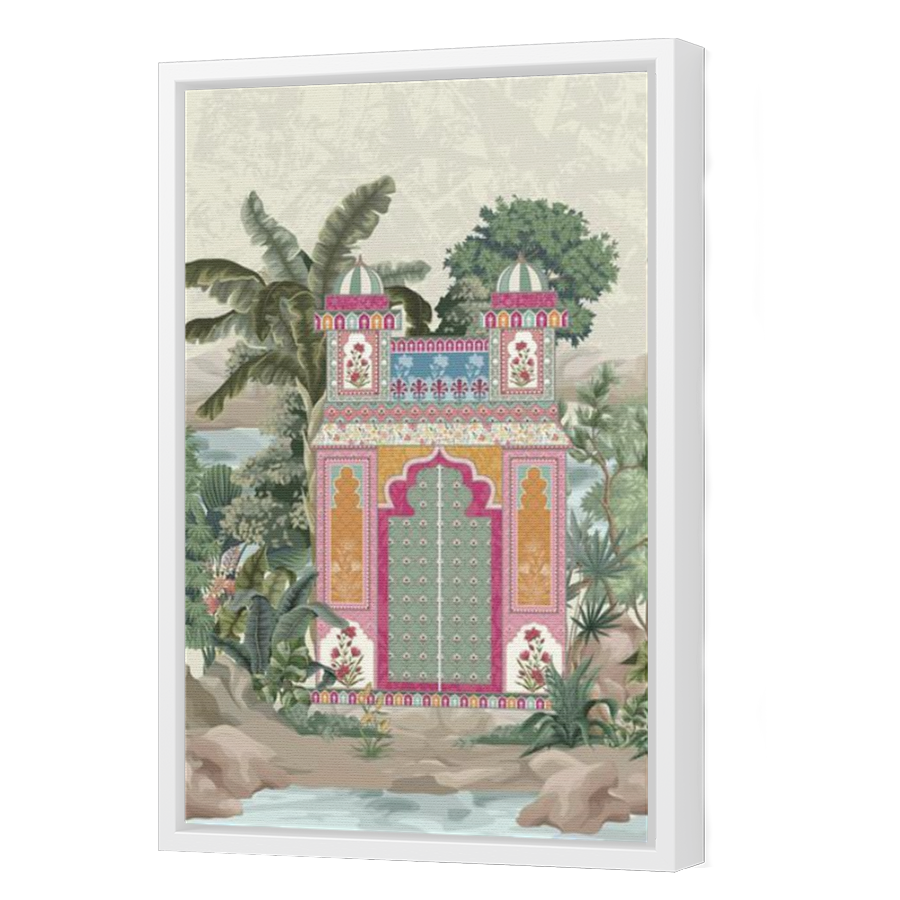 Thumbnail for Canvas - White Floating Frame