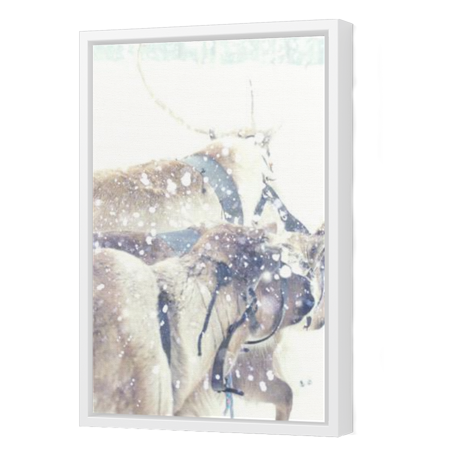 Thumbnail for Canvas - White Floating Frame