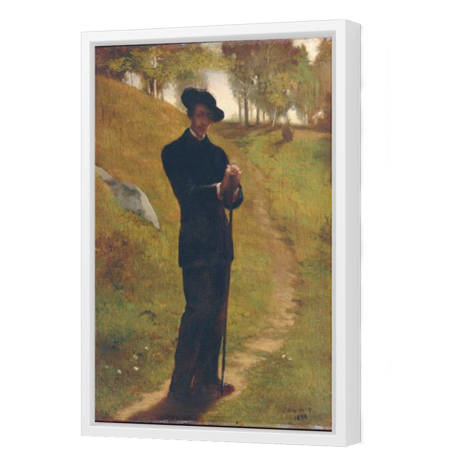 Thumbnail for Canvas - White Floating Frame