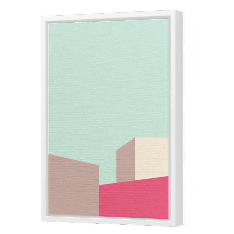 Thumbnail for Canvas - White Floating Frame