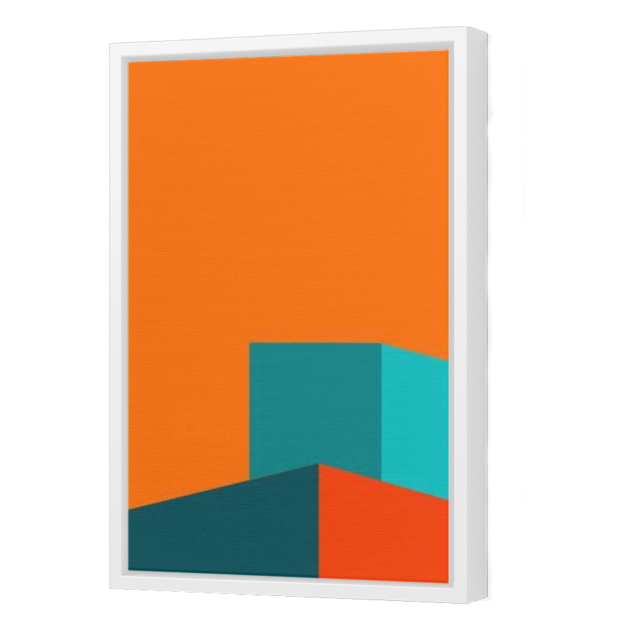 Thumbnail for Canvas - White Floating Frame