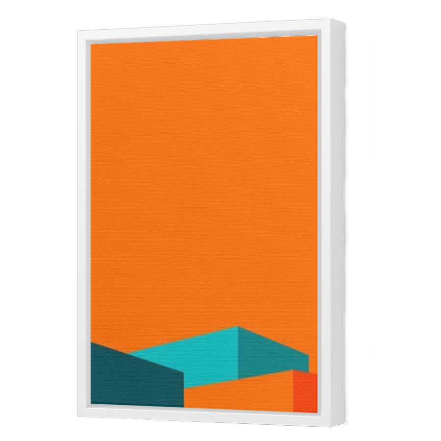 Thumbnail for Canvas - White Floating Frame