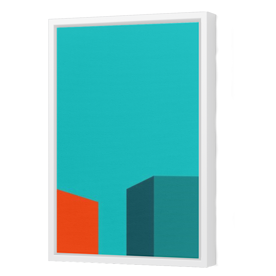 Thumbnail for Canvas - White Floating Frame