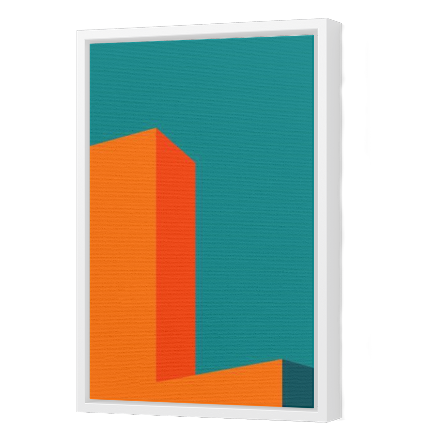 Thumbnail for Canvas - White Floating Frame