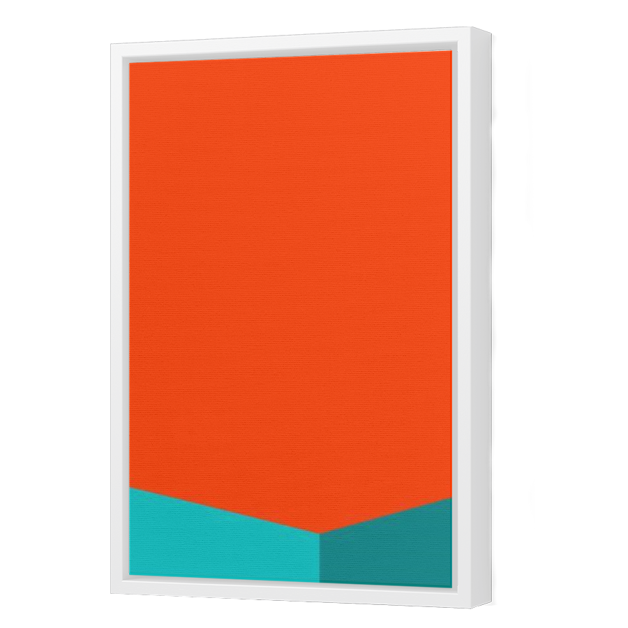 Thumbnail for Canvas - White Floating Frame