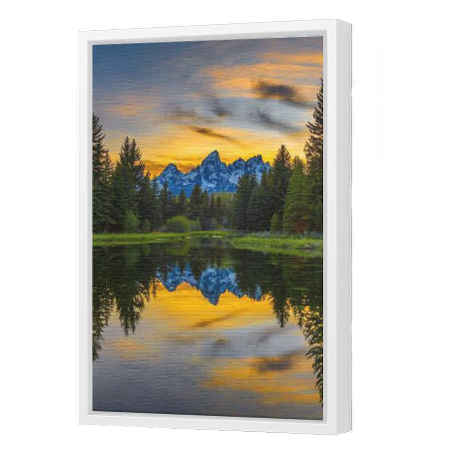 Thumbnail for Canvas - White Floating Frame