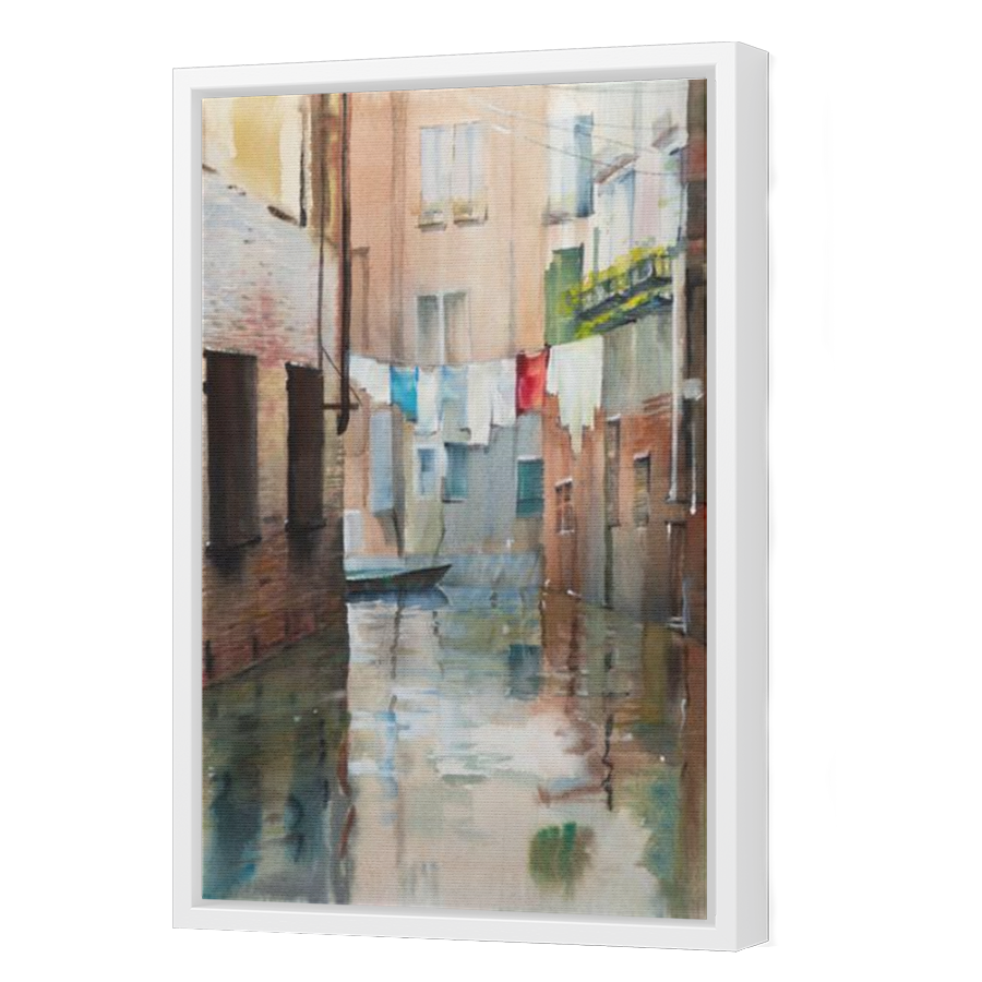 Thumbnail for Canvas - White Floating Frame