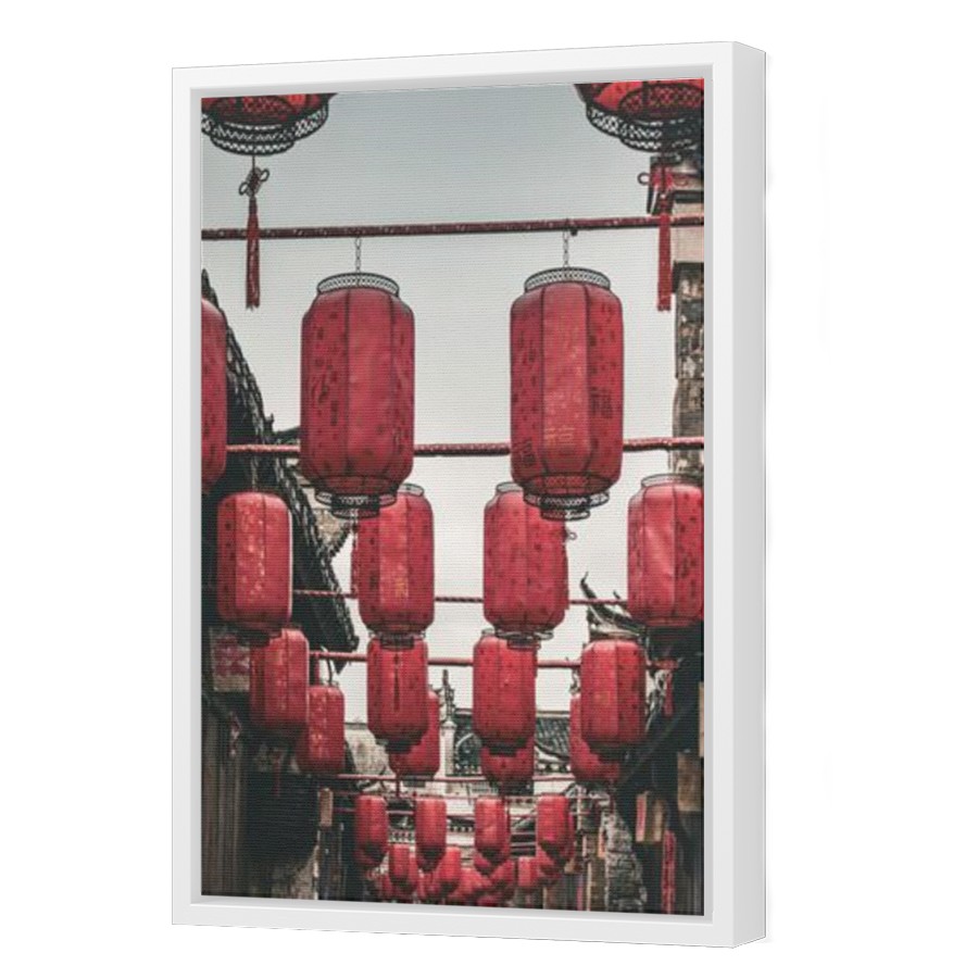 Thumbnail for Canvas - White Floating Frame
