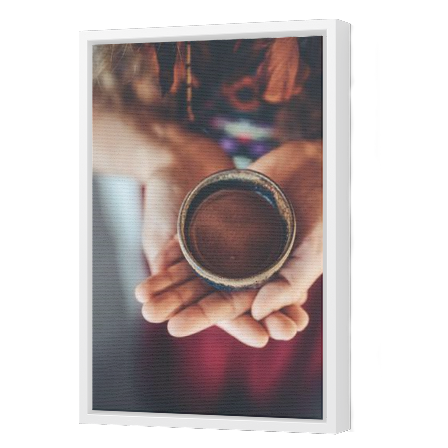 Thumbnail for Canvas - White Floating Frame