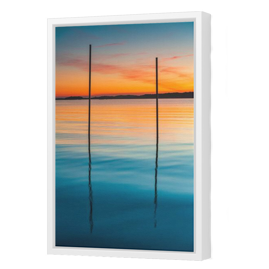 Thumbnail for Canvas - White Floating Frame