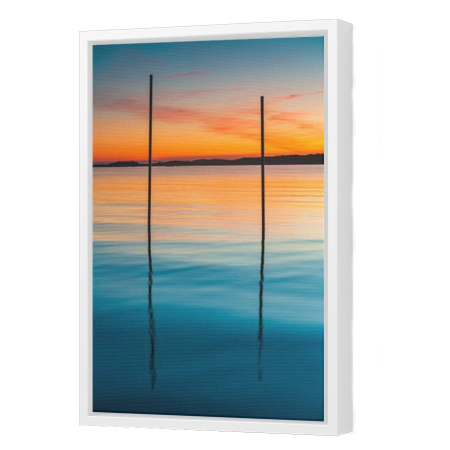 Thumbnail for Canvas - White Floating Frame