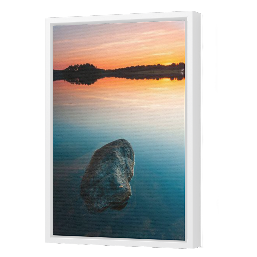 Thumbnail for Canvas - White Floating Frame