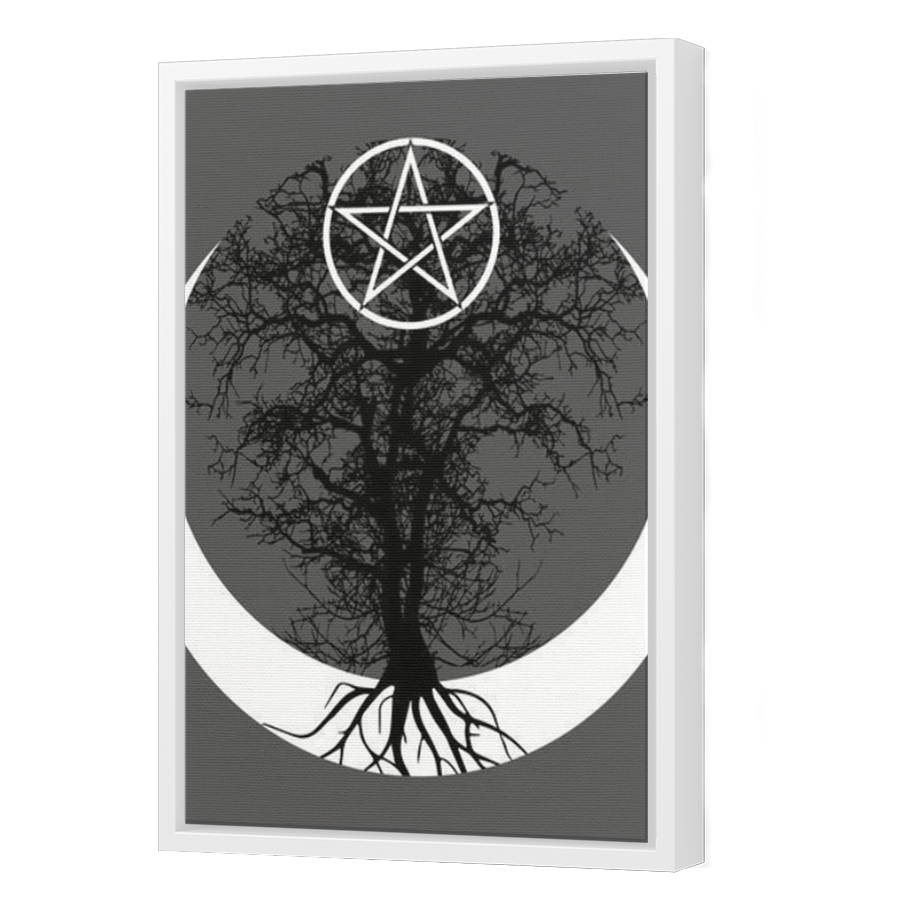 Thumbnail for Canvas - White Floating Frame
