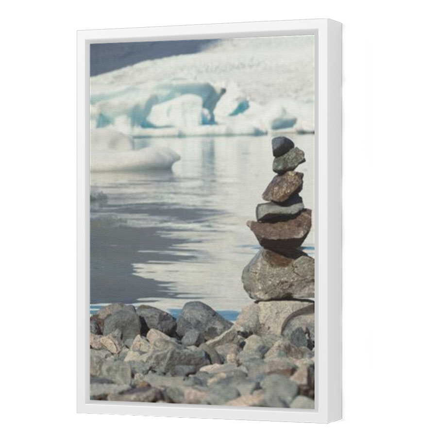 Thumbnail for Canvas - White Floating Frame