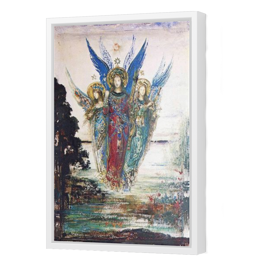 Thumbnail for Canvas - White Floating Frame