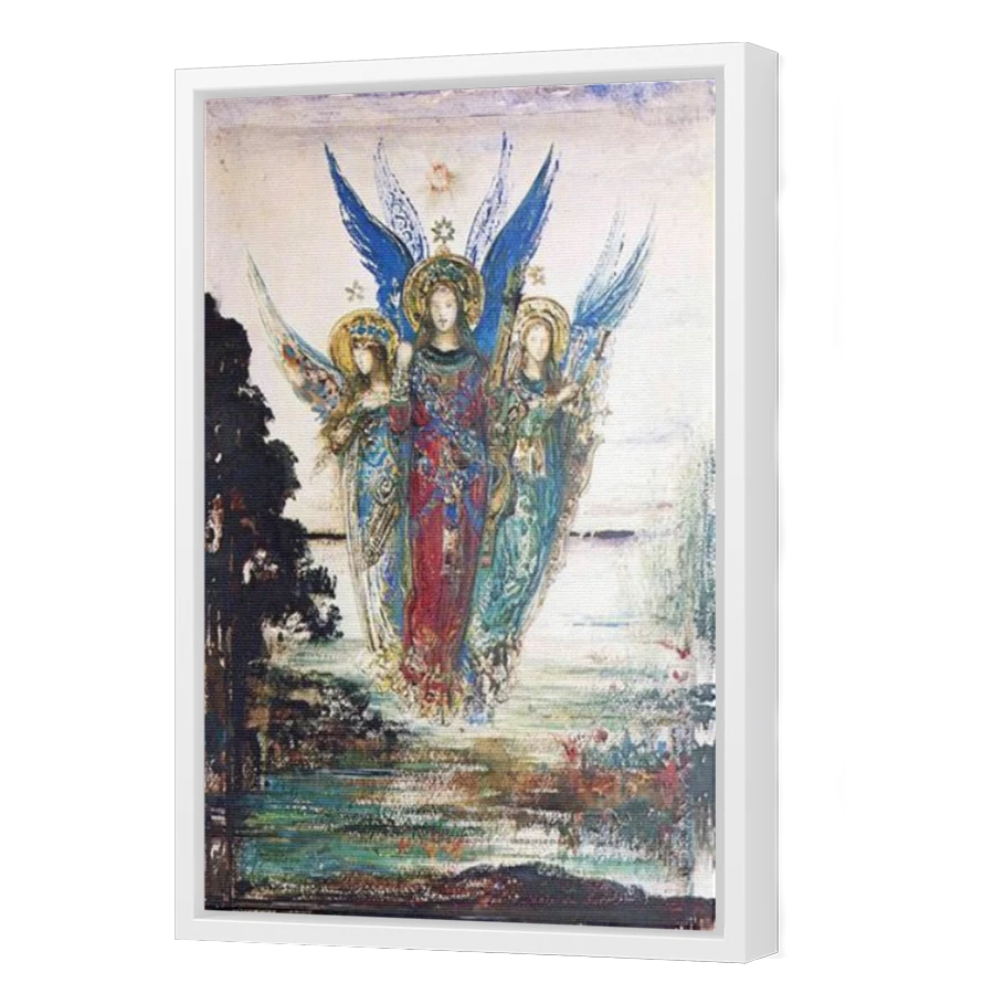 Thumbnail for Canvas - White Floating Frame