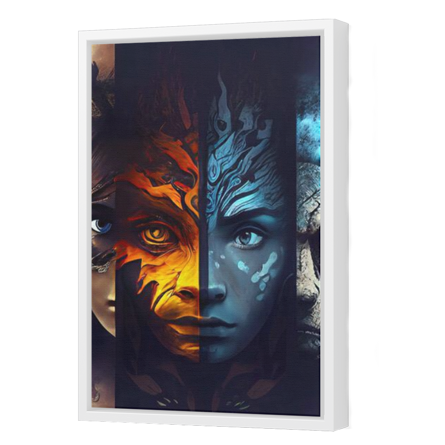 Thumbnail for Canvas - White Floating Frame