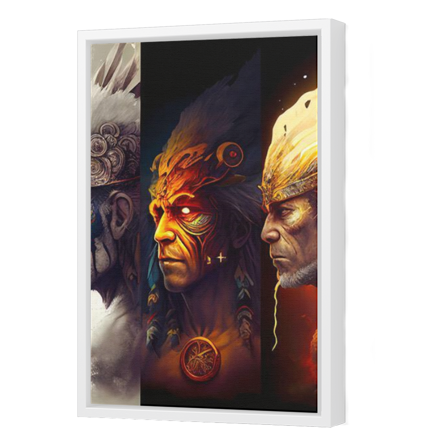 Thumbnail for Canvas - White Floating Frame