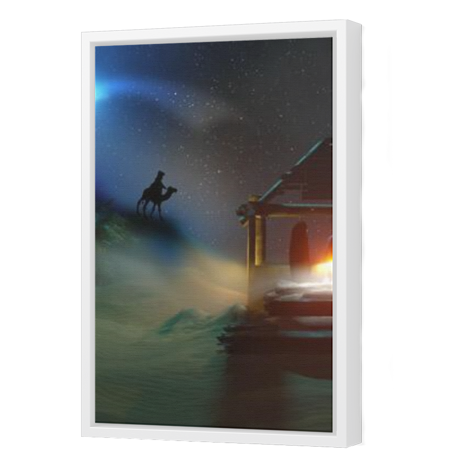 Thumbnail for Canvas - White Floating Frame