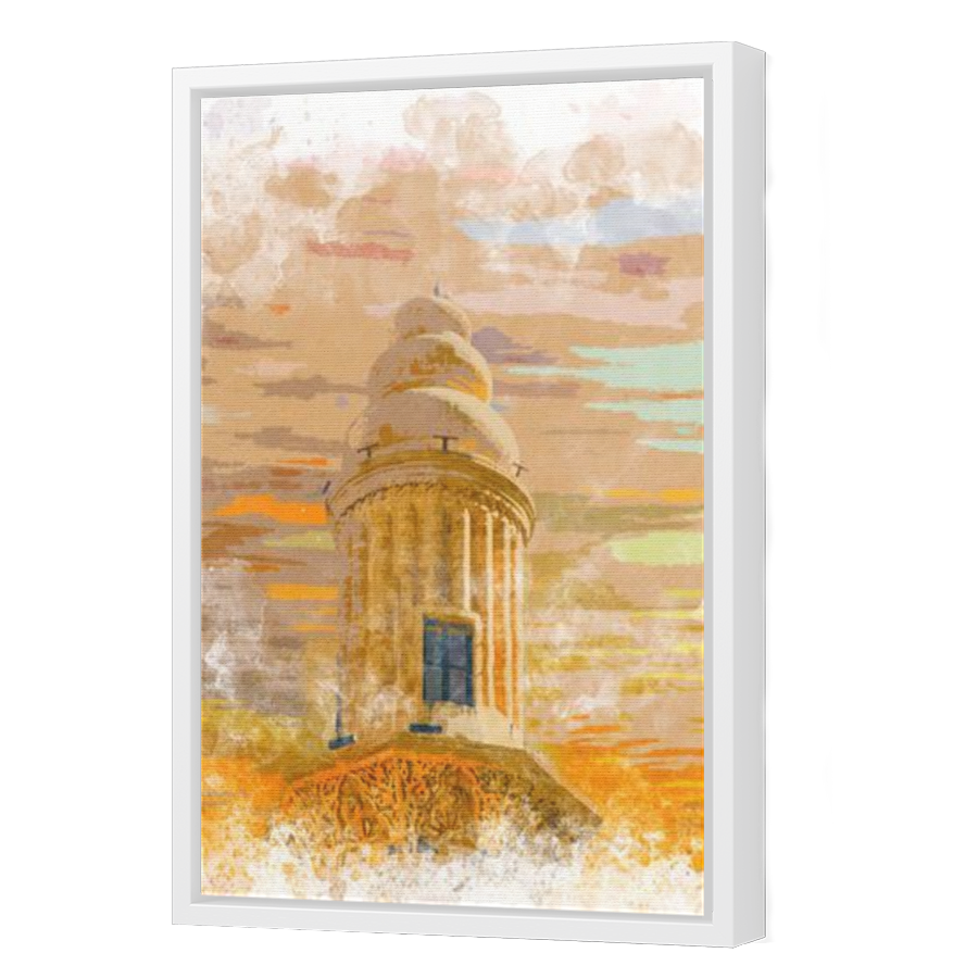 Thumbnail for Canvas - White Floating Frame