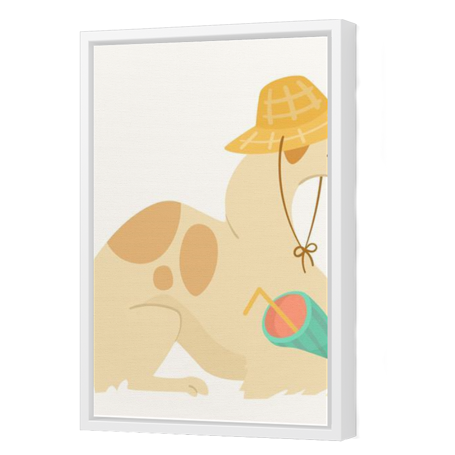 Thumbnail for Canvas - White Floating Frame