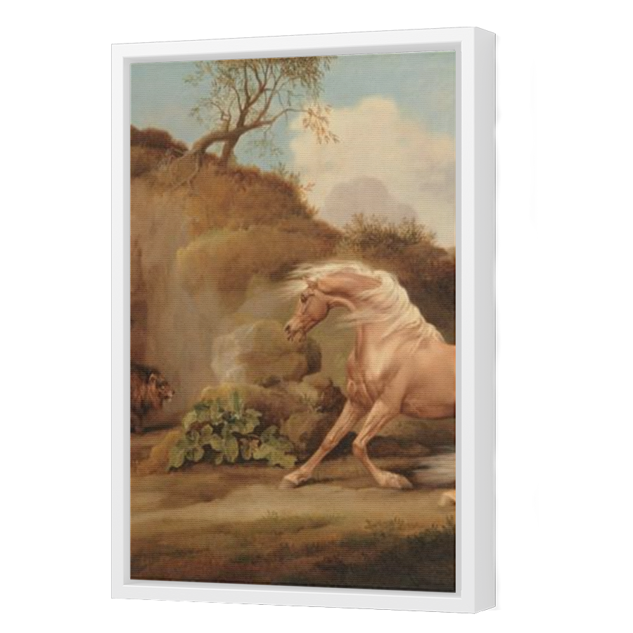 Thumbnail for Canvas - White Floating Frame