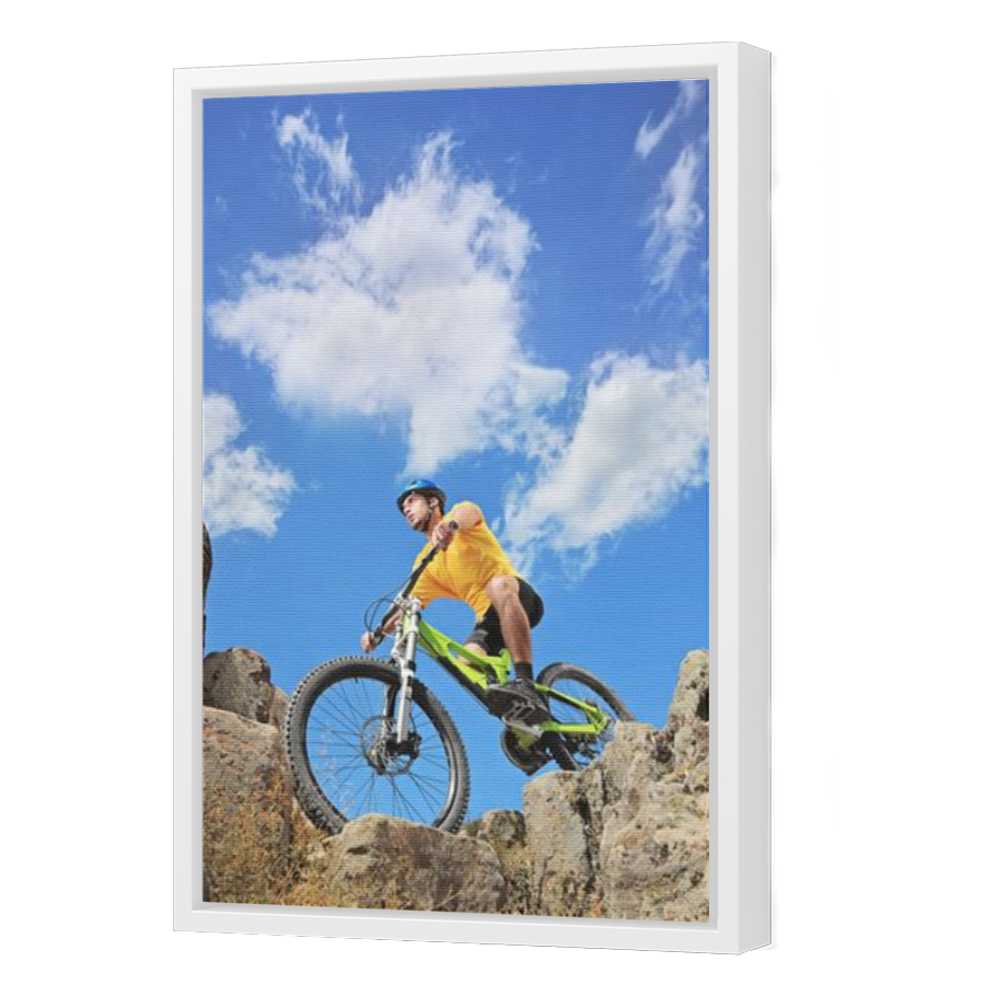 Thumbnail for Canvas - White Floating Frame